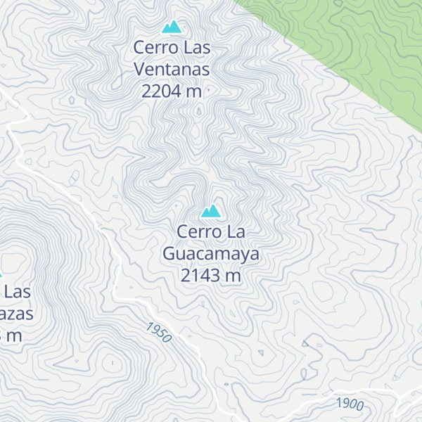 Map of Cerro La Guacamaya