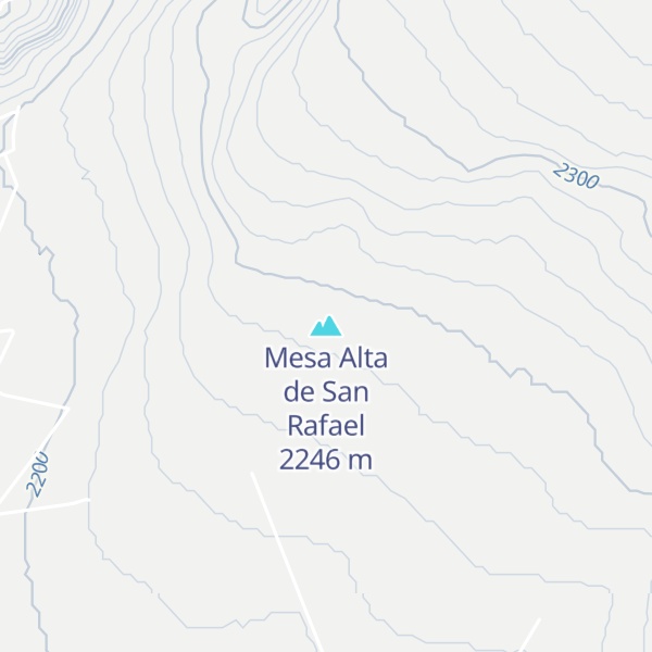 Map of Mesa Alta de San Rafael
