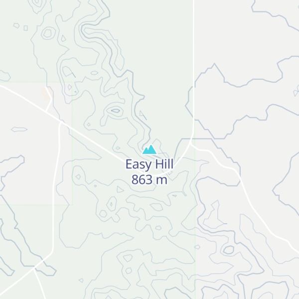 Map of Easy Hill