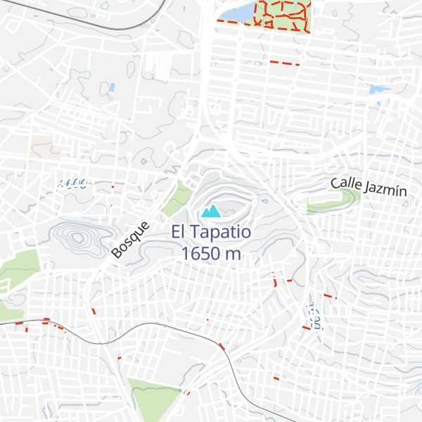 Map of El Tapatio