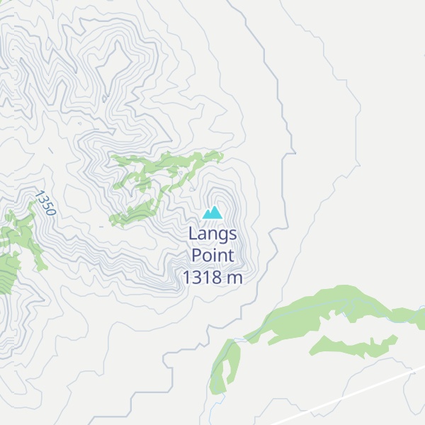 Map of Langs Point
