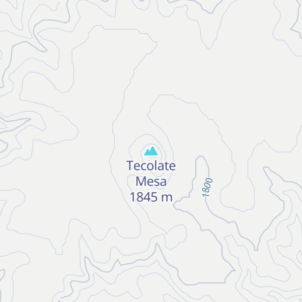 Map of Tecolate Mesa