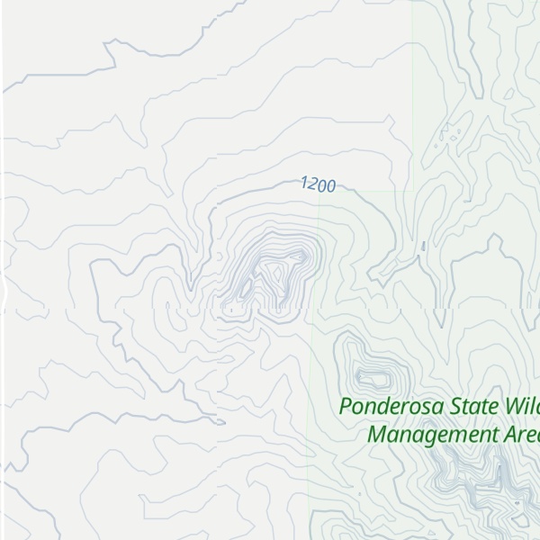 Map of Crow Butte