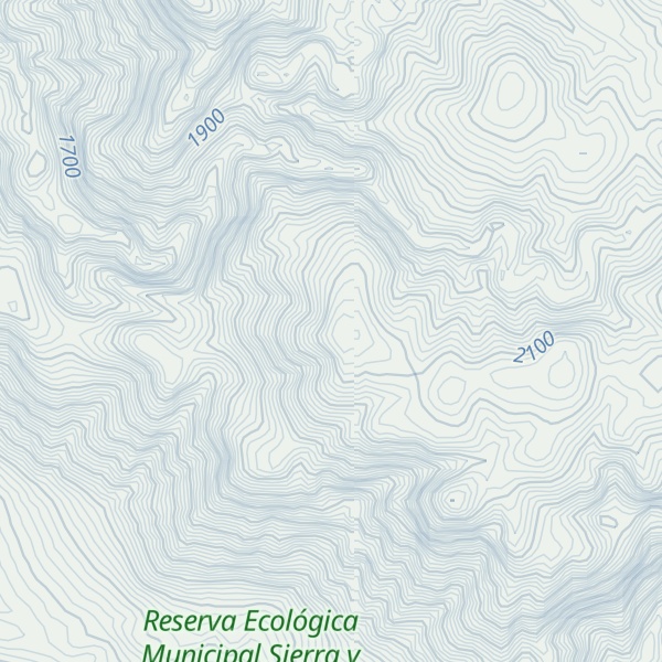 Map of Cerro El Picacho