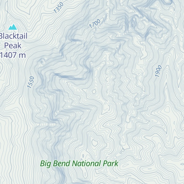 Map of Ward Mountain