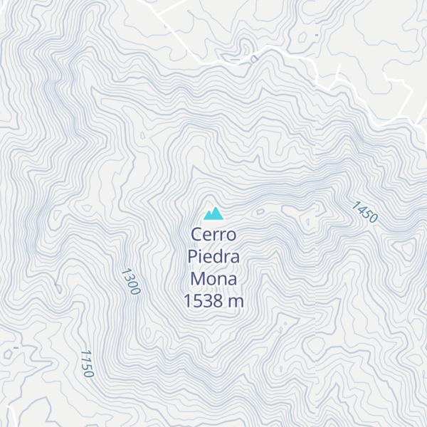 Map of Cerro Piedra Mona