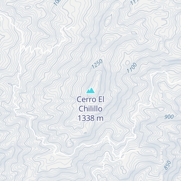 Map of Cerro El Chilillo