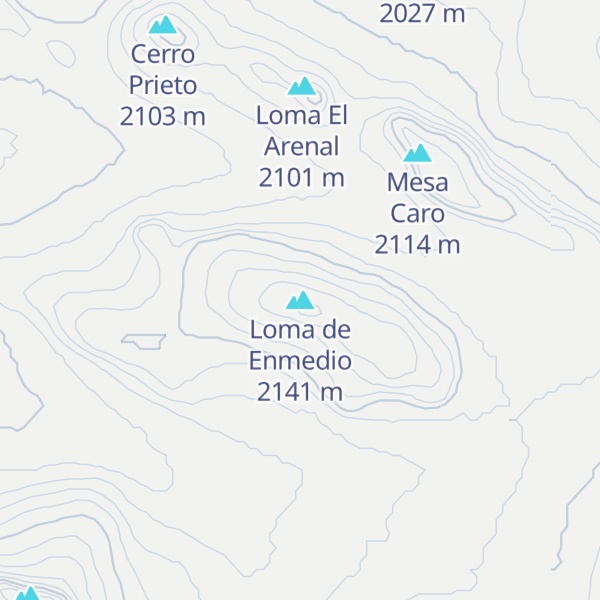 Map of Loma de Enmedio