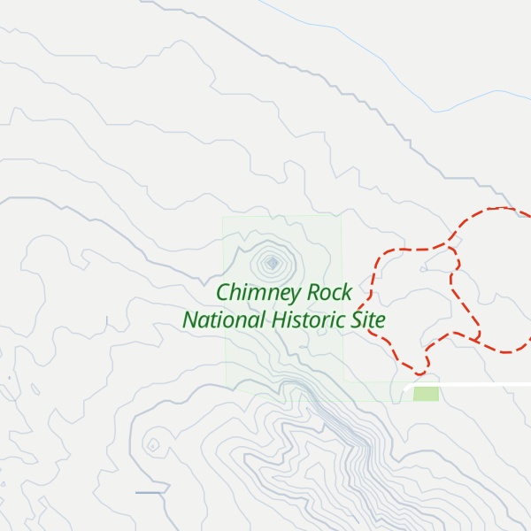 Map of Chimney Rock