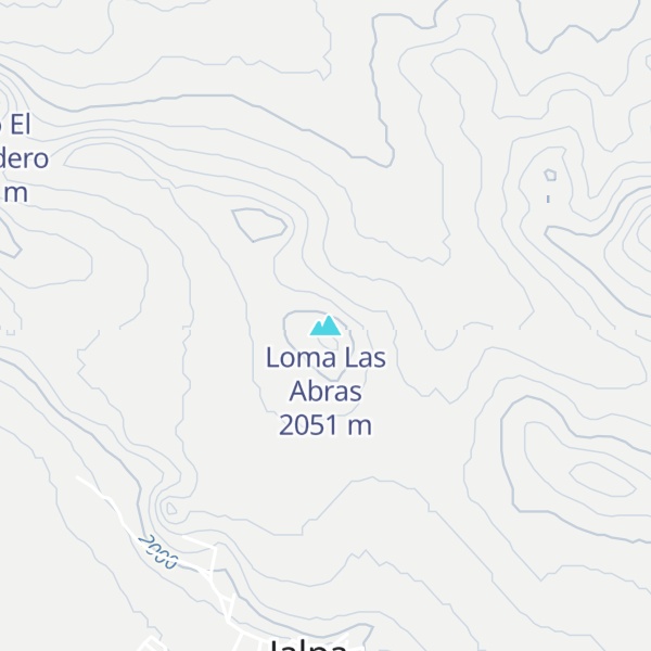 Map of Loma Las Abras