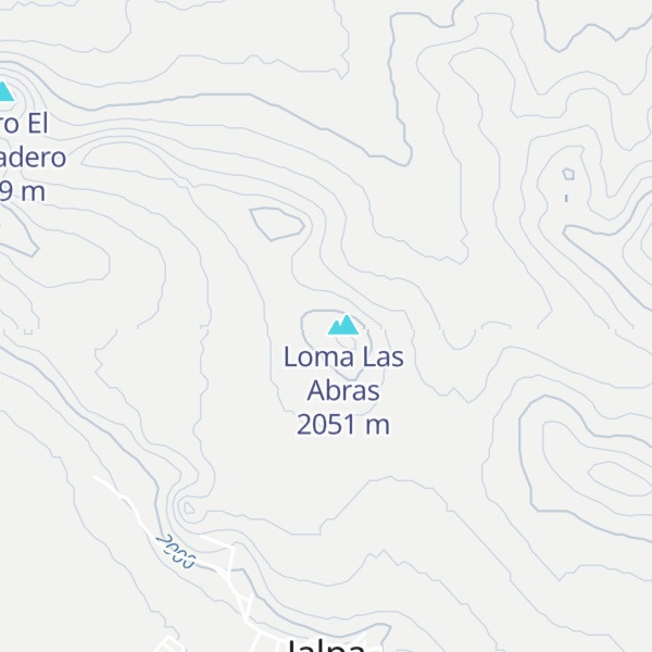 Map of Mesa El Gatuñal