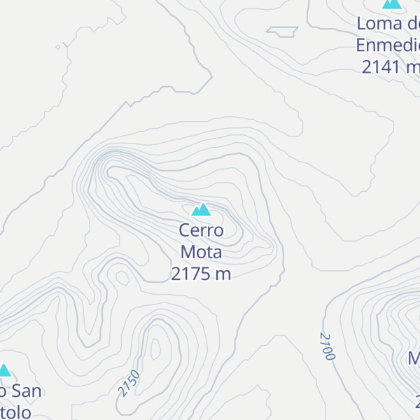 Map of Cerro de Flores