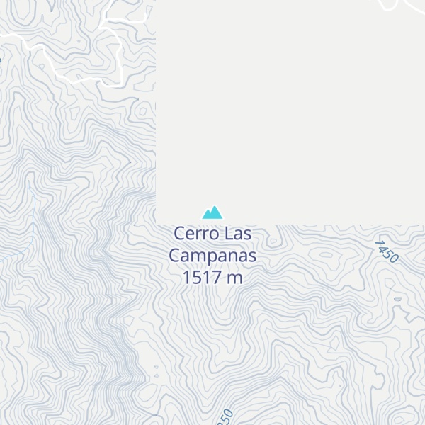 Map of Cerro Las Campanas