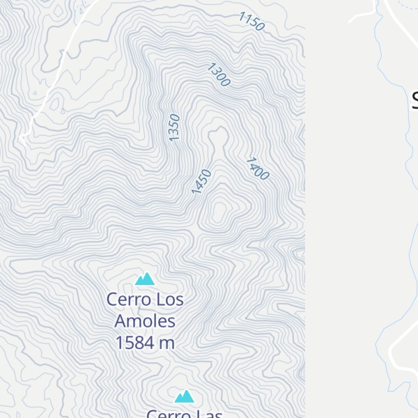 Map of Cerro San Pedro