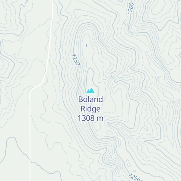 Map of Boland Ridge