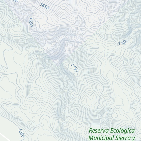 Map of Cerro Gacho