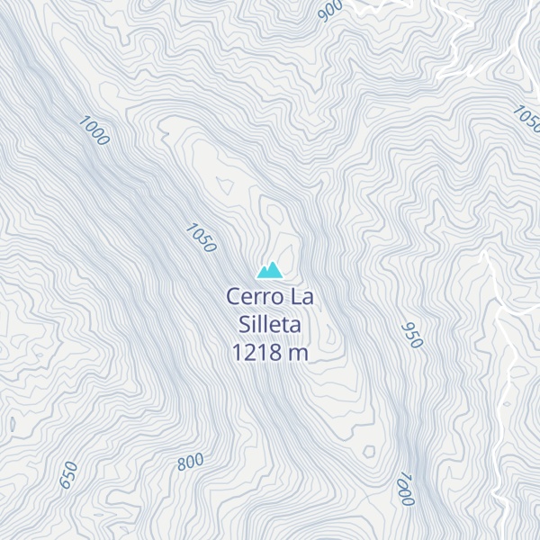 Map of Cerro La Silleta