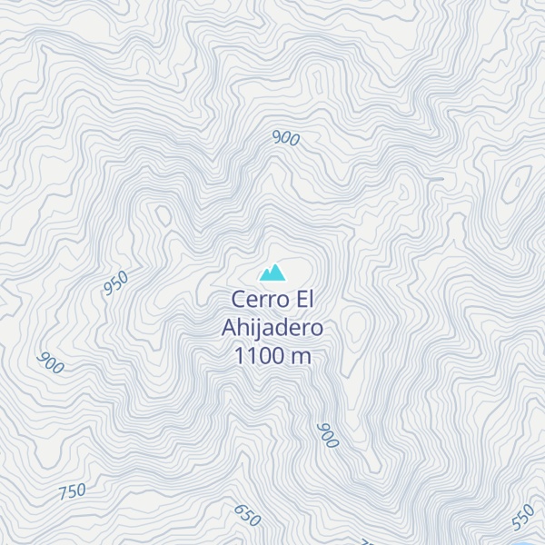 Map of Cerro El Ahijadero