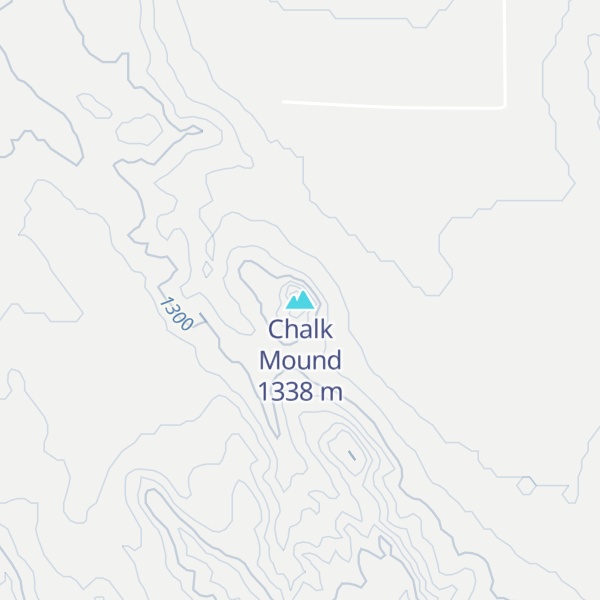 Map of Chalk Mound