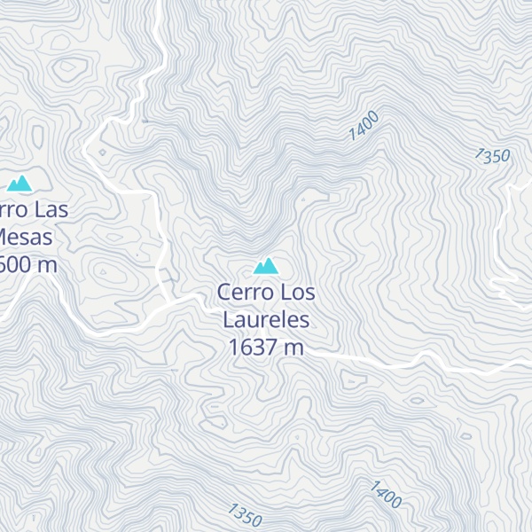 Map of Cerro Los Laureles