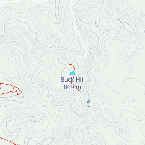 Map of Buck Hill