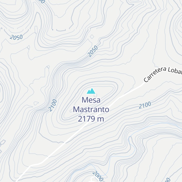 Map of Mesa Mastranto