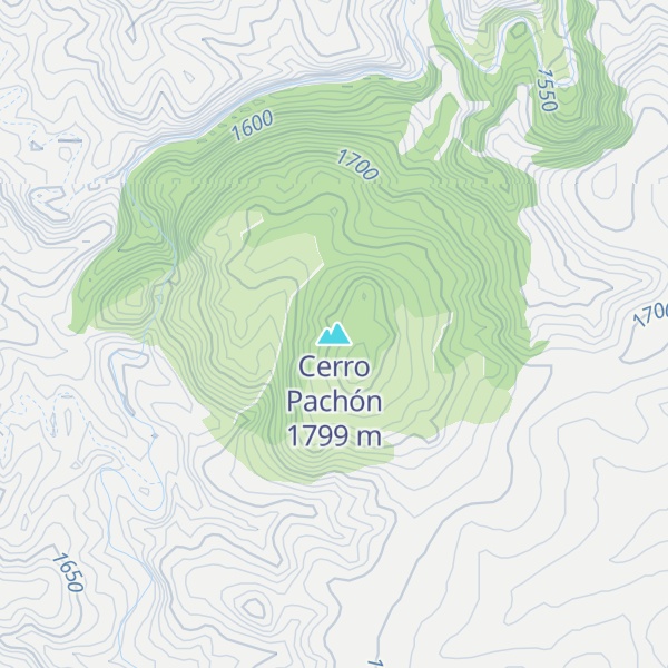 Map of Cerro Pachón