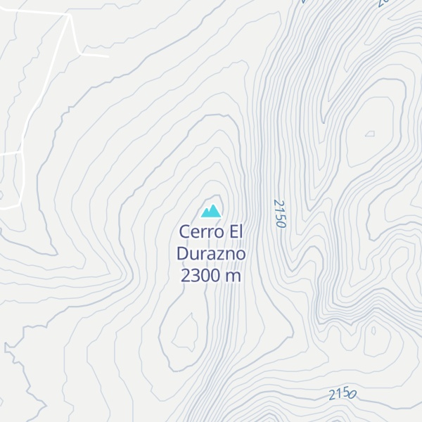 Map of Cerro El Durazno