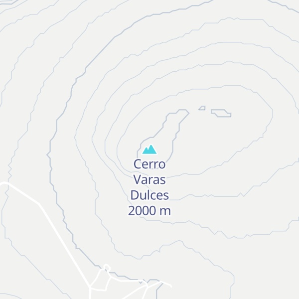 Map of Cerro Varas Dulces