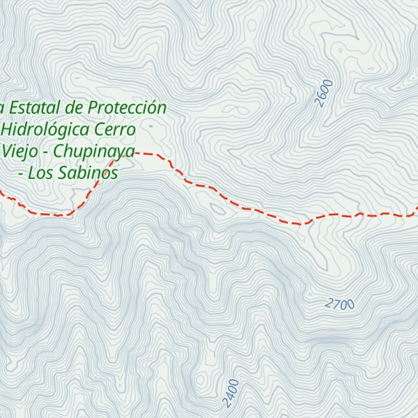 Map of SIERRA EL MADROÑO