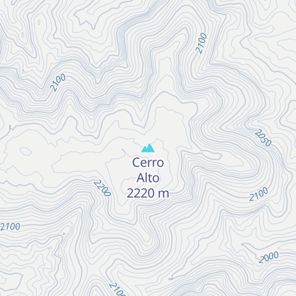 Map of Cerro Alto