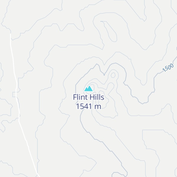 Map of Flint Hills