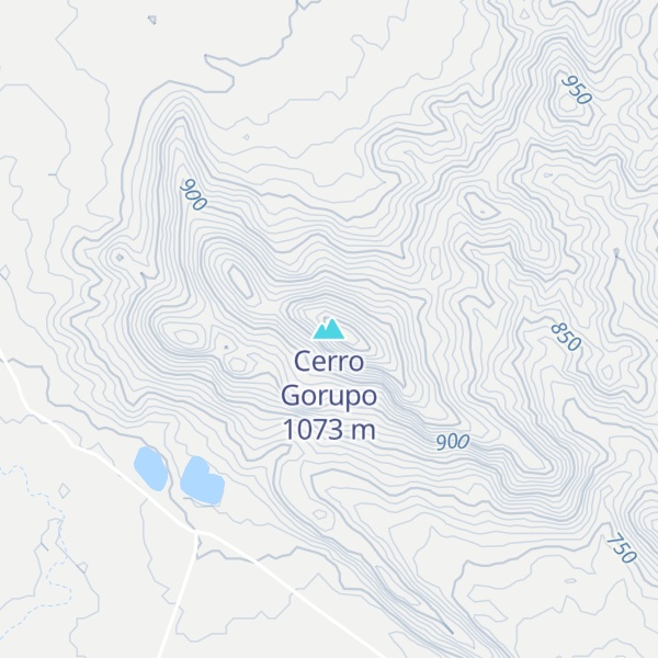 Map of Cerro Gorupo
