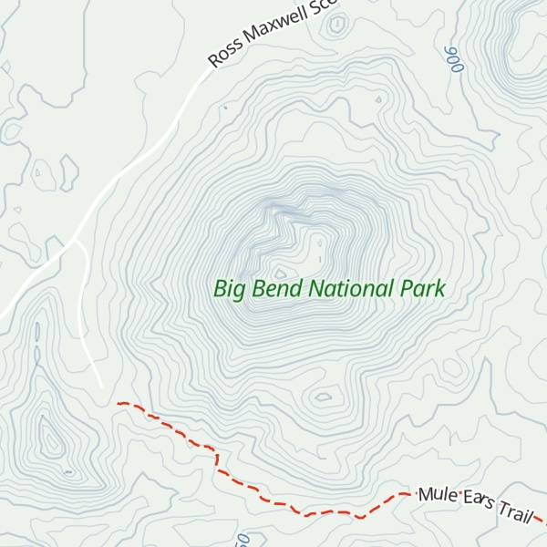 Map of Trap Mountain