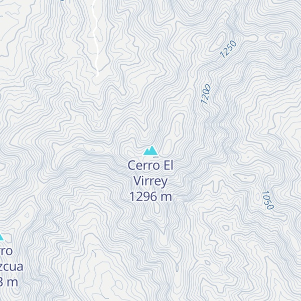 Map of Cerro El Virrey