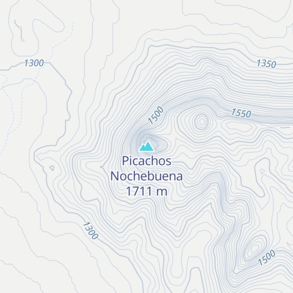 Map of Picachos Nochebuena