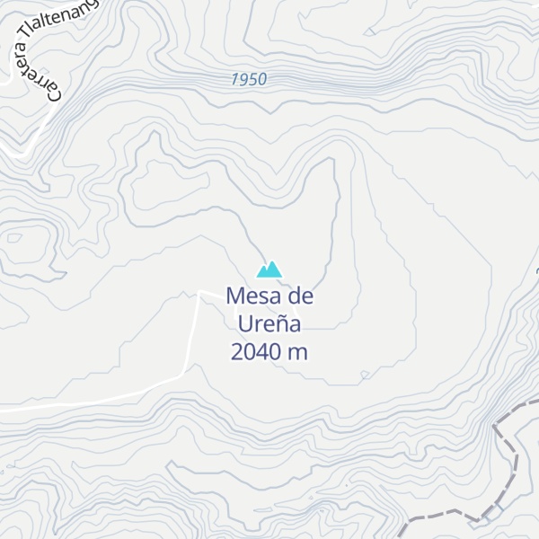 Map of Mesa de Ureña