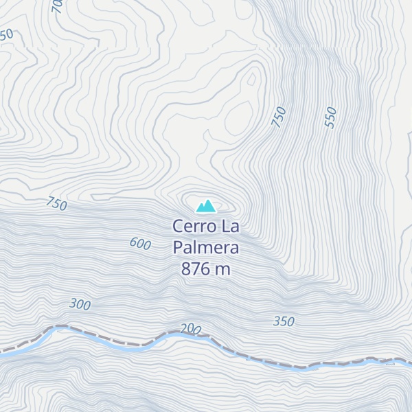 Map of Cerro La Palmera