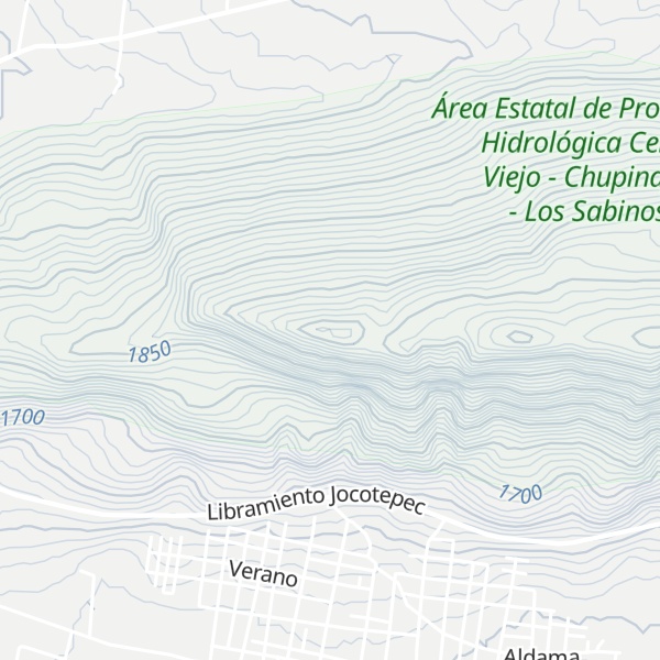Map of Cerro Los Agraciados