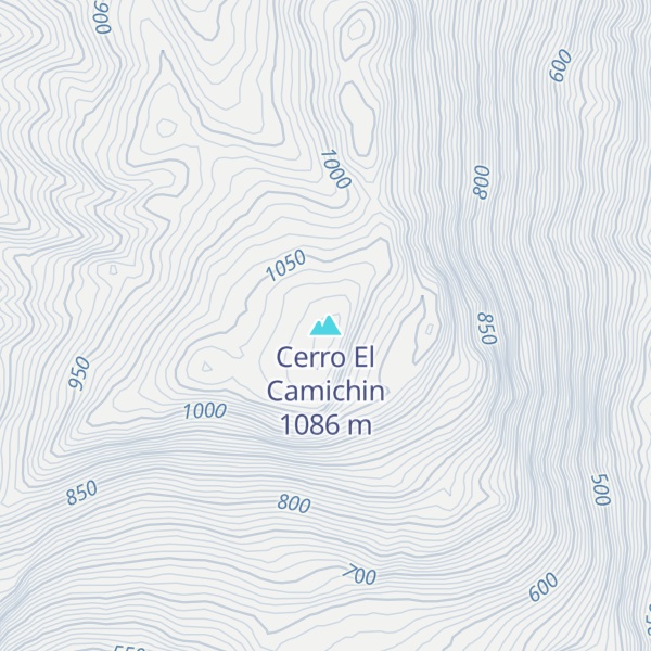 Map of Cerro El Camichin