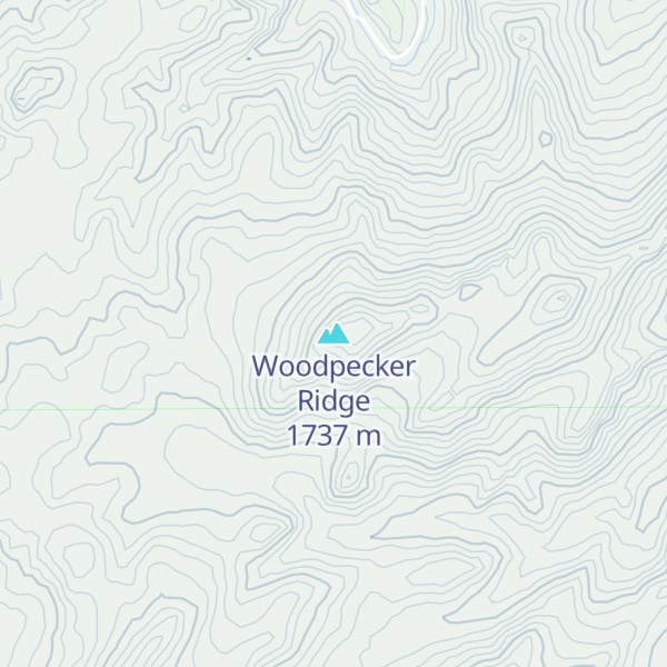 Map of Woodpecker Ridge
