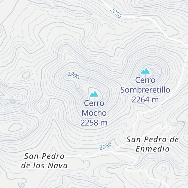 Map of Cerro Mocho