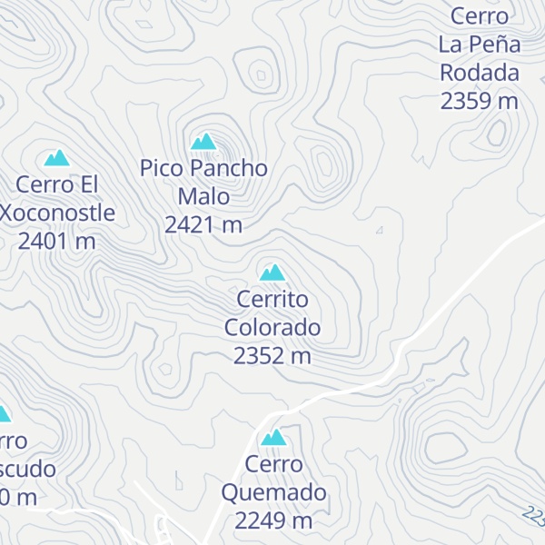Map of Cerrito Colorado