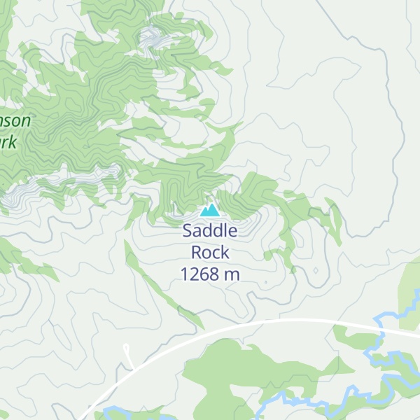 Map of Saddle Rock