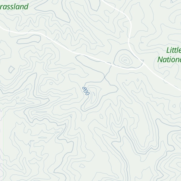 Map of Squaretop Butte