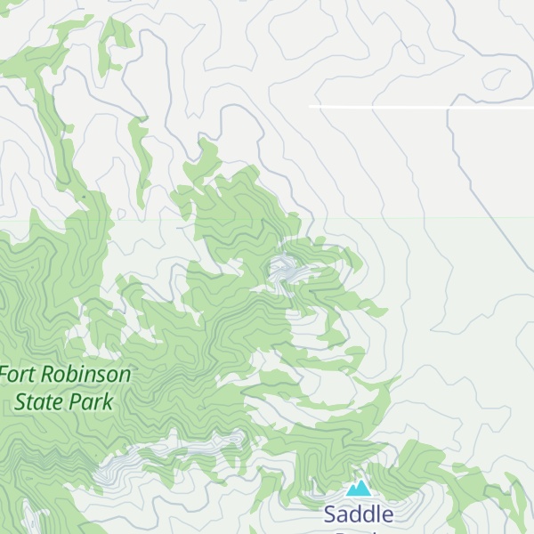 Map of Lovers Leap Butte