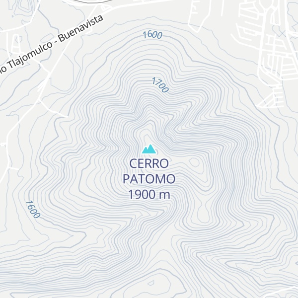 Map of CERRO PATOMO
