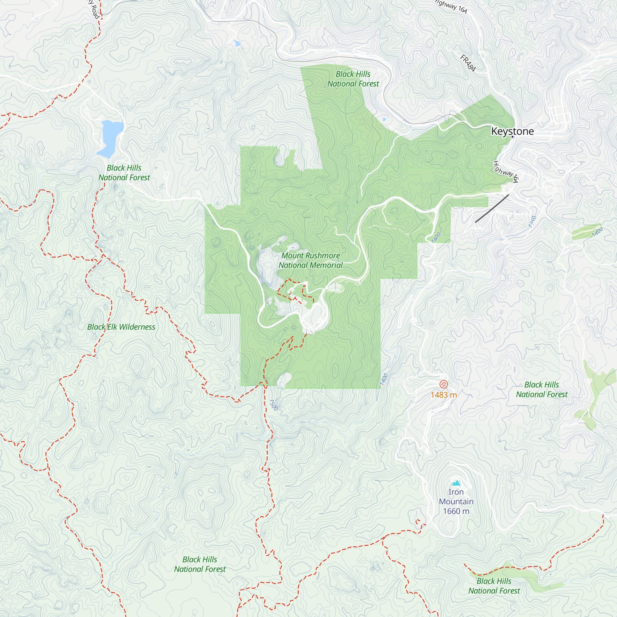 Information Center and Bookstore map