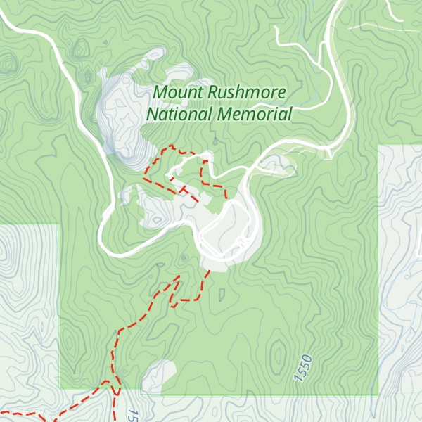Map of Doane Mountain