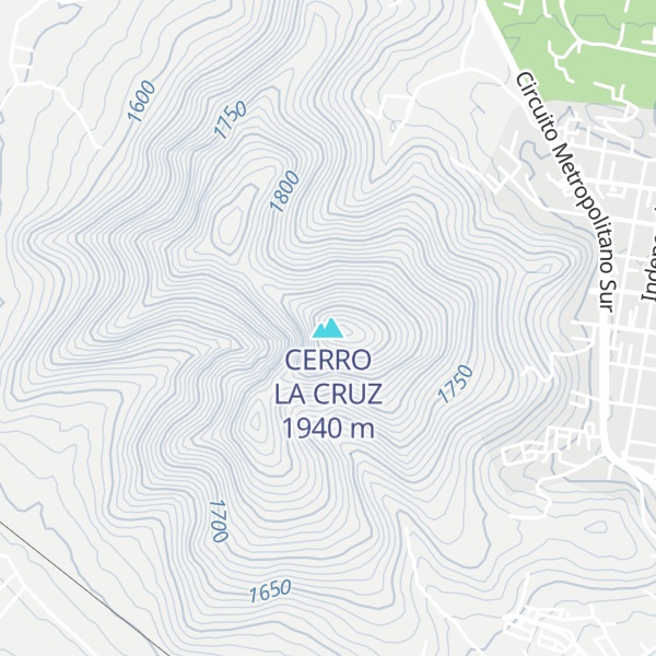 Map of CERRO LA CRUZ